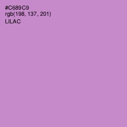 #C689C9 - Lilac Color Image