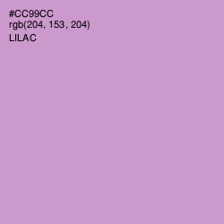 #CC99CC - Lilac Color Image