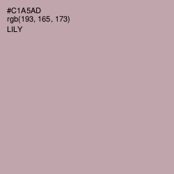 #C1A5AD - Lily Color Image