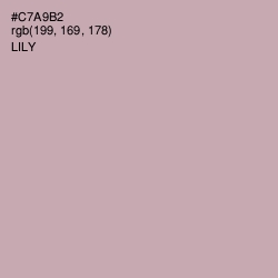 #C7A9B2 - Lily Color Image
