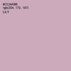 #CCAABB - Lily Color Image