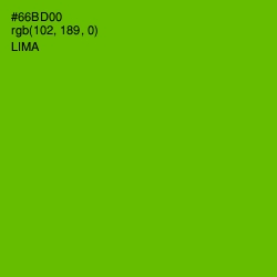 #66BD00 - Lima Color Image
