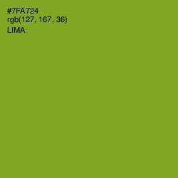 #7FA724 - Lima Color Image