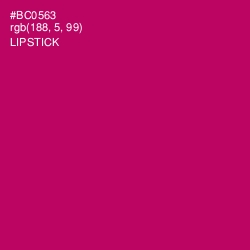 #BC0563 - Lipstick Color Image