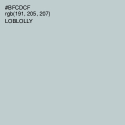 #BFCDCF - Loblolly Color Image