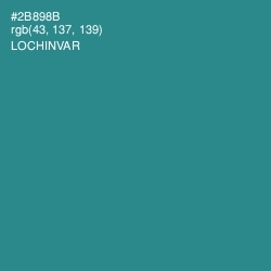 #2B898B - Lochinvar Color Image