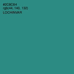 #2C8C84 - Lochinvar Color Image