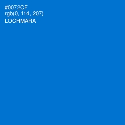 #0072CF - Lochmara Color Image