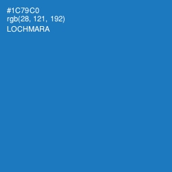 #1C79C0 - Lochmara Color Image
