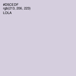 #D5CEDF - Lola Color Image