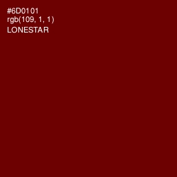 #6D0101 - Lonestar Color Image