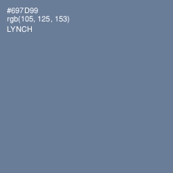 #697D99 - Lynch Color Image