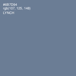 #6B7D94 - Lynch Color Image