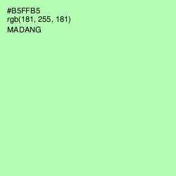 #B5FFB5 - Madang Color Image