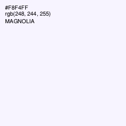 #F8F4FF - Magnolia Color Image