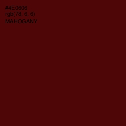#4E0606 - Mahogany Color Image
