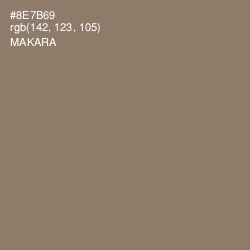 #8E7B69 - Makara Color Image