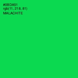 #0BDA51 - Malachite Color Image