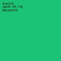 #1AC376 - Malachite Color Image