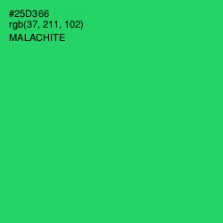 #25D366 - Malachite Color Image