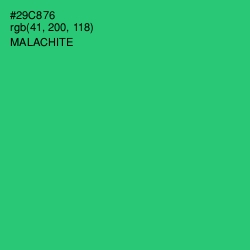 #29C876 - Malachite Color Image