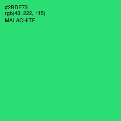 #2BDE73 - Malachite Color Image