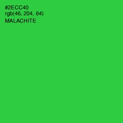 #2ECC40 - Malachite Color Image
