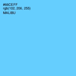 #66CEFF - Malibu Color Image