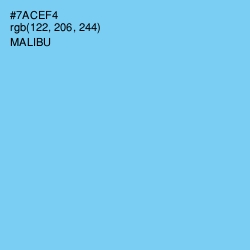 #7ACEF4 - Malibu Color Image
