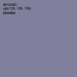 #81809C - Mamba Color Image