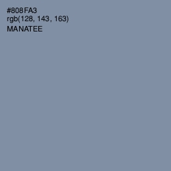 #808FA3 - Manatee Color Image