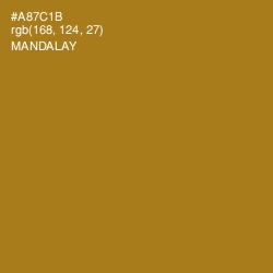 #A87C1B - Mandalay Color Image