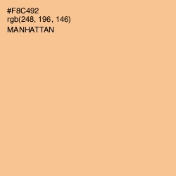 #F8C492 - Manhattan Color Image