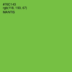 #76C143 - Mantis Color Image