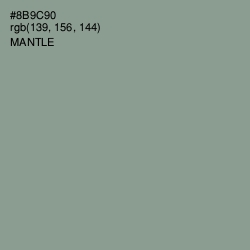 #8B9C90 - Mantle Color Image