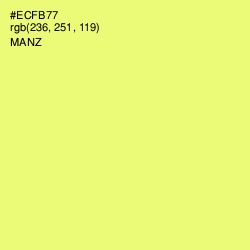 #ECFB77 - Manz Color Image
