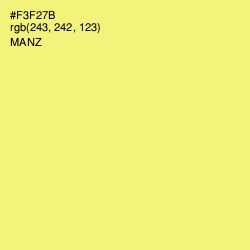 #F3F27B - Manz Color Image