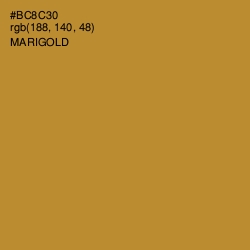 #BC8C30 - Marigold Color Image