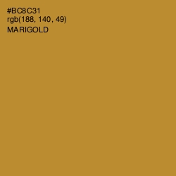 #BC8C31 - Marigold Color Image