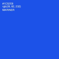 #1C52E8 - Mariner Color Image
