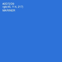 #2D72D9 - Mariner Color Image