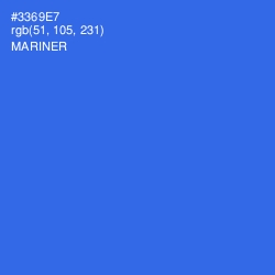 #3369E7 - Mariner Color Image