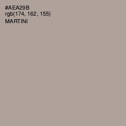 #AEA29B - Martini Color Image