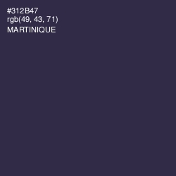 #312B47 - Martinique Color Image