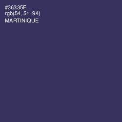 #36335E - Martinique Color Image