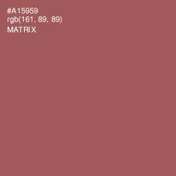 #A15959 - Matrix Color Image
