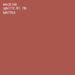 #AC574E - Matrix Color Image