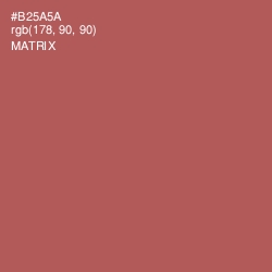 #B25A5A - Matrix Color Image