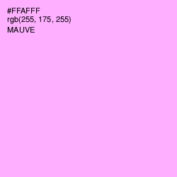 #FFAFFF - Mauve Color Image