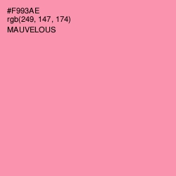 #F993AE - Mauvelous Color Image
